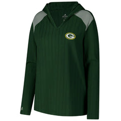 Green Bay Packers Antigua Women's Opulent Long Sleeve Hoodie T-Shirt | NFL Discount