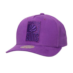 Purple Phoenix Suns Washed Out Tonal Logo Snapback Hat | NBA