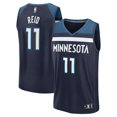 Navy Naz Reid Minnesota Timberwolves Fast Break Replica Player Jersey | NBA