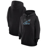 Detroit Lions G-III 4Her by Carl Banks Women's Animal Print Heart Team Graphic Fleece Tri-Blend Pullover Hoodie | NFL Online
