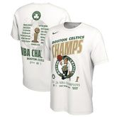 White Boston Celtics 2024 NBA Finals Champions Celebration Roster T-Shirt | NBA