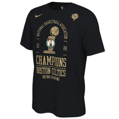 Black Boston Celtics 18-Time NBA Finals Champions Big & Tall Locker Room T-Shirt | NBA