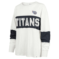 Tennessee Titans '47 Women's Clubhouse Pride Taylor Long Sleeve T-Shirt | NFL Hot
