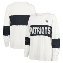New England Patriots '47 Women's Clubhouse Pride Taylor Long Sleeve T-Shirt | NFL Discount
