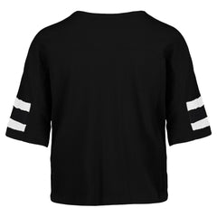 New York Jets '47 Women's Double Header Scout Cropped V-Neck T-Shirt | NFL Online