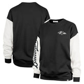 Baltimore Ravens '47 Women's Double Header Rise Andie Pullover Sweatshirt | NFL Hot