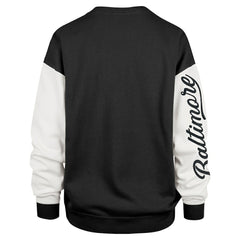 Baltimore Ravens '47 Women's Double Header Rise Andie Pullover Sweatshirt | NFL Hot