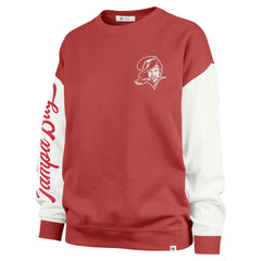 Tampa Bay Buccaneers '47 Women's Double Header Rise Andie Pullover Sweatshirt | NFL Sale