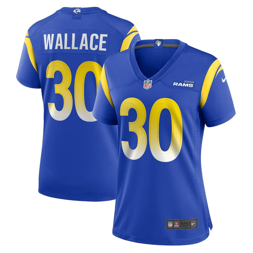 Los Angeles Rams Josh Wallace Women's Game Jersey | NFL Outlet