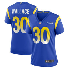 Los Angeles Rams Josh Wallace Women's Game Jersey | NFL Outlet
