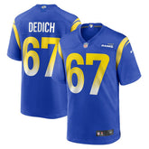 Los Angeles Rams Justin Dedich Game Jersey | NFL Outlet