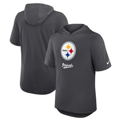 Pittsburgh Steelers Tri-Blend Performance Hoodie T-Shirt | NFL Sale