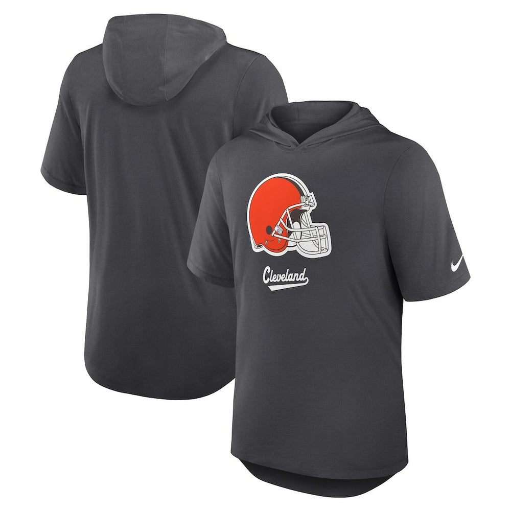Cleveland Browns Tri-Blend Performance Hoodie T-Shirt | NFL US
