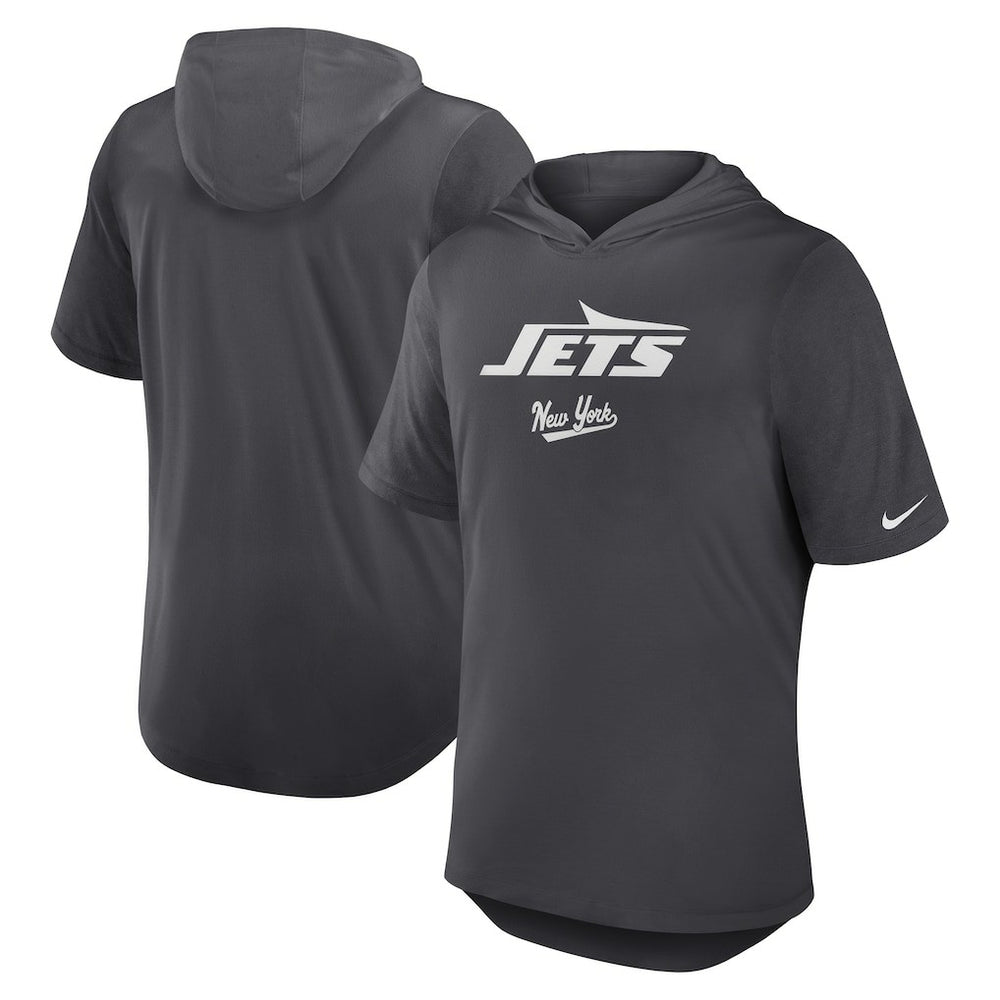 New York Jets Tri-Blend Performance Hoodie T-Shirt | NFL Sale