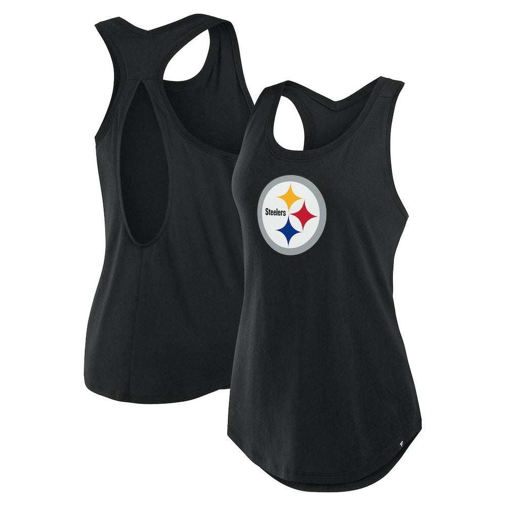 Pittsburgh Steelers Women's Iron Fan Tank Top | NFL Discount