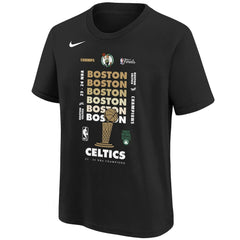 Black Boston Celtics Youth 2024 NBA Finals Champions Expressive T-Shirt | NBA