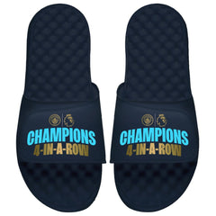 Manchester City ISlide Unisex Four-Time Consecutive Premier League Champions Slide Sandals