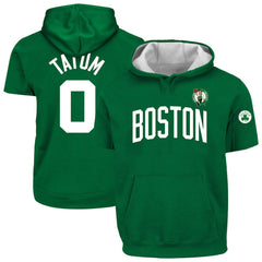 Kelly Green Jayson Tatum Boston Celtics Big & Tall Short Sleeve Hoodie | NBA