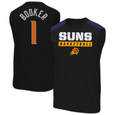 Black Devin Booker Phoenix Suns Profile Big & Tall Player Muscle Tank | NBA