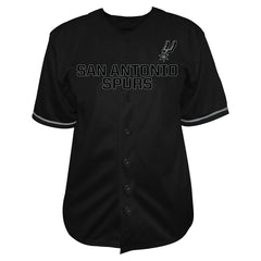 Black Victor Wembanyama San Antonio Spurs Profile Big & Tall Name & Number Button-Up Jersey | NBA