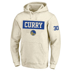 Cream Stephen Curry Golden State Warriors Profile Big & Tall Player Double Face Tri-Blend Pullover Hoodie sale | NBA
