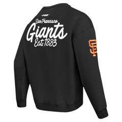 San Francisco Giants Pro Standard Paint The City Dropped Shoulder Pullover Sweatshirt - MLB Pullover