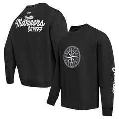 Seattle Mariners Pro Standard Paint The City Dropped Shoulder Pullover Sweatshirt - MLB Pullover