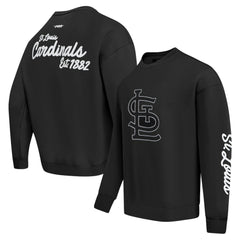 St. Louis Cardinals Pro Standard Paint The City Dropped Shoulder Pullover Sweatshirt - MLB Pullover