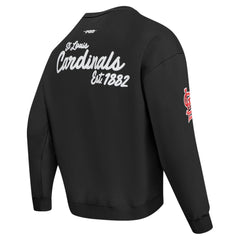 St. Louis Cardinals Pro Standard Paint The City Dropped Shoulder Pullover Sweatshirt - MLB Pullover