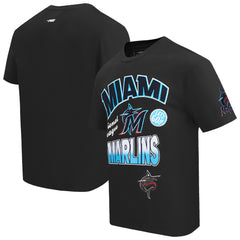 Miami Marlins Pro Standard Turn It Up Dropped Shoulder T-Shirt - MLB T-shirts