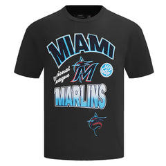 Miami Marlins Pro Standard Turn It Up Dropped Shoulder T-Shirt - MLB T-shirts