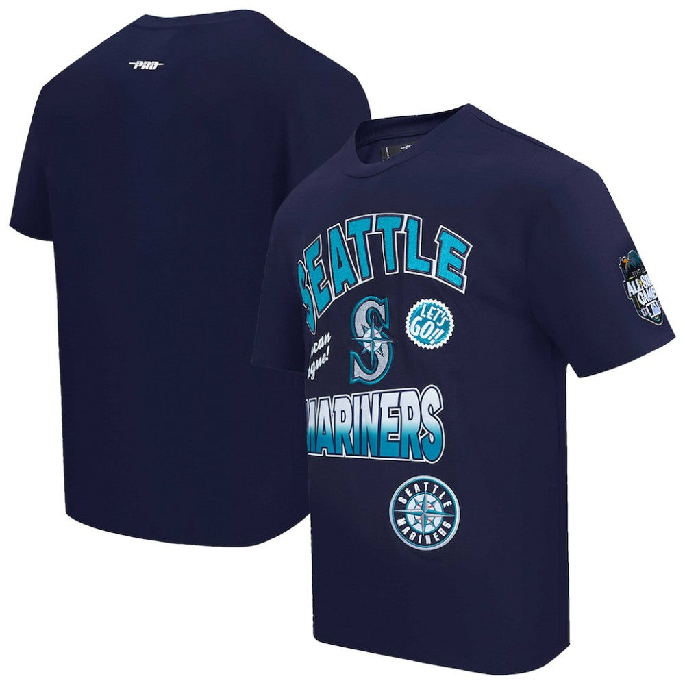 Seattle Mariners Pro Standard Turn It Up Dropped Shoulder T-Shirt - MLB T-shirts