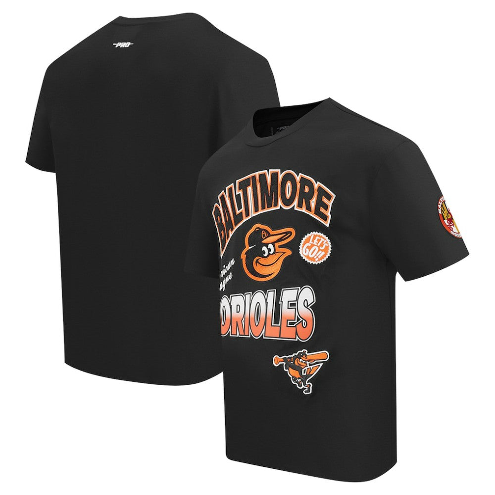 Baltimore Orioles Pro Standard Turn It Up Dropped Shoulder T-Shirt - MLB T-shirts