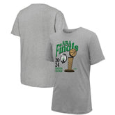 Heather Gray Boston Celtics Stadium Essentials Unisex 2024 NBA Finals Revolution T-Shirt | NBA