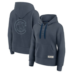 Chicago Cubs Fanatics Women's Elements Future Ground Subtle Tonal Pullover Hoodie - MLB Hoodies