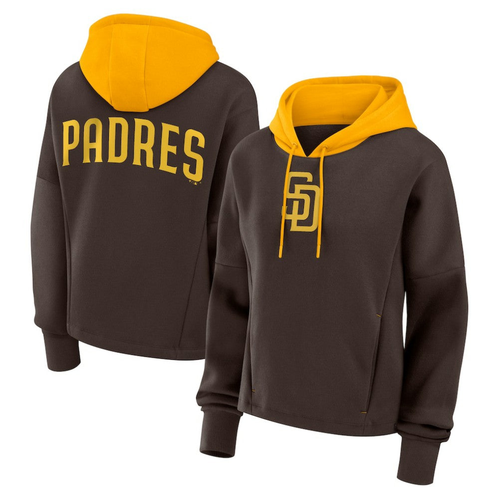 San Diego Padres Fanatics Women's Oversized Legacy Favorite Spectator Pullover Hoodie - MLB Hoodies