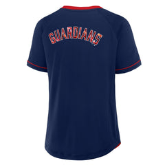 Cleveland Guardians Fanatics Women's League Diva Star Raglan V-Neck T-Shirt - MLB T-shirts