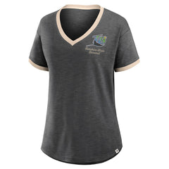 Tampa Bay Rays Fanatics Women's Binge Worthy Stadium Slub V-Neck T-Shirt - MLB T-shirts