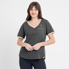 Colorado Rockies Fanatics Women's Binge Worthy Stadium Slub V-Neck T-Shirt - MLB T-shirts