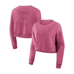 St. Louis Cardinals Fanatics Women's Studio Cropped Pullover Sweatshirt - MLB Pullover