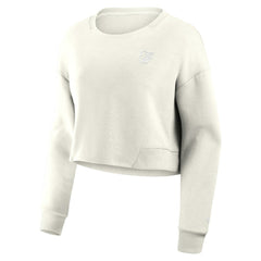 Baltimore Orioles Fanatics Women's Studio Cropped Pullover Sweatshirt - MLB Pullover