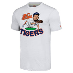 Riley Greene Detroit Tigers Homage Caricature Player Tri-Blend T-Shirt - MLB T-shirts