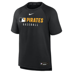 Pittsburgh Pirates Nike Authentic Collection Pregame Raglan Dri-FIT T-Shirt - MLB T-shirts