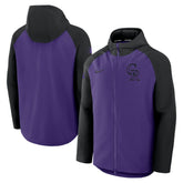 Colorado Rockies Nike Authentic Collection Raglan Performance Full-Zip Jacket - MLB Jackets