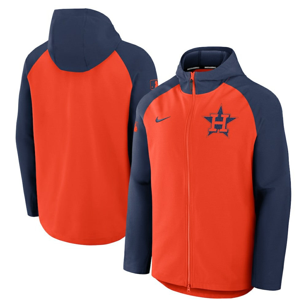 Houston Astros Nike Authentic Collection Raglan Performance Full-Zip Jacket - MLB Jackets
