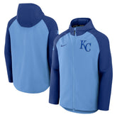 Kansas City Royals Nike Authentic Collection Raglan Performance Full-Zip Jacket - MLB Jackets