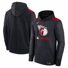 Cleveland Guardians Nike Authentic Collection Performance Pullover Hoodie - MLB Hoodies