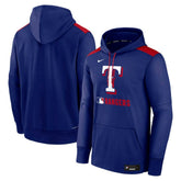 Texas Rangers Nike Authentic Collection Performance Pullover Hoodie - MLB Hoodies