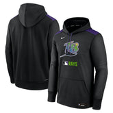 Tampa Bay Rays Nike Authentic Collection Performance Pullover Hoodie - MLB Hoodies