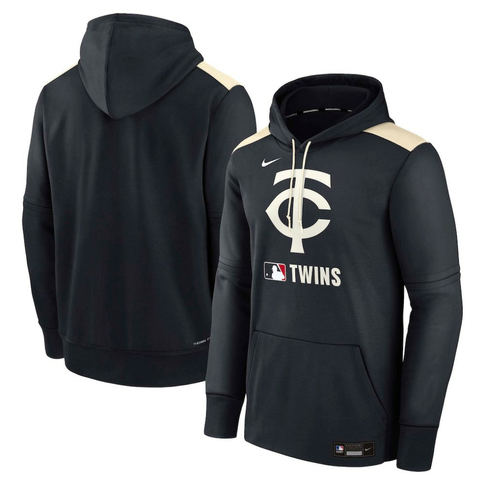 Minnesota Twins Nike Authentic Collection Performance Pullover Hoodie - MLB Hoodies